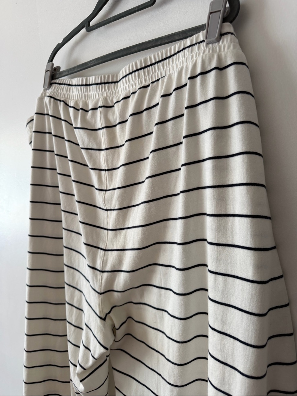 Parke x Target Collab Striped Wide-Leg Sweatpants White and Navy Stripes 4X NWT - Picture 5 of 5
